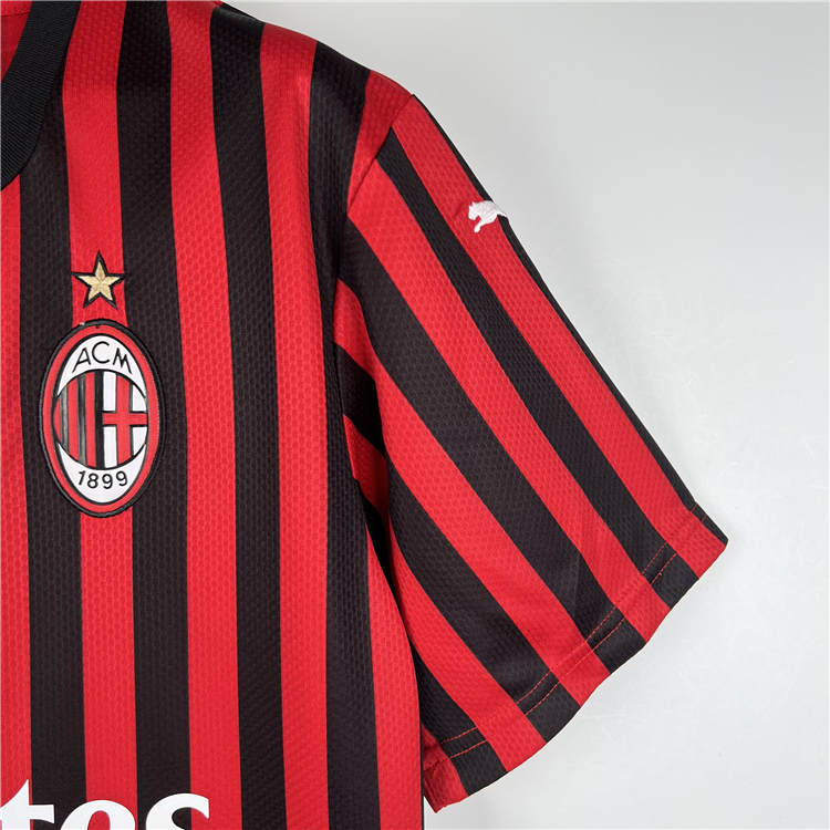 AC Milan 19/20 Retro Home Football Shirt Soccer Jersey - Click Image to Close